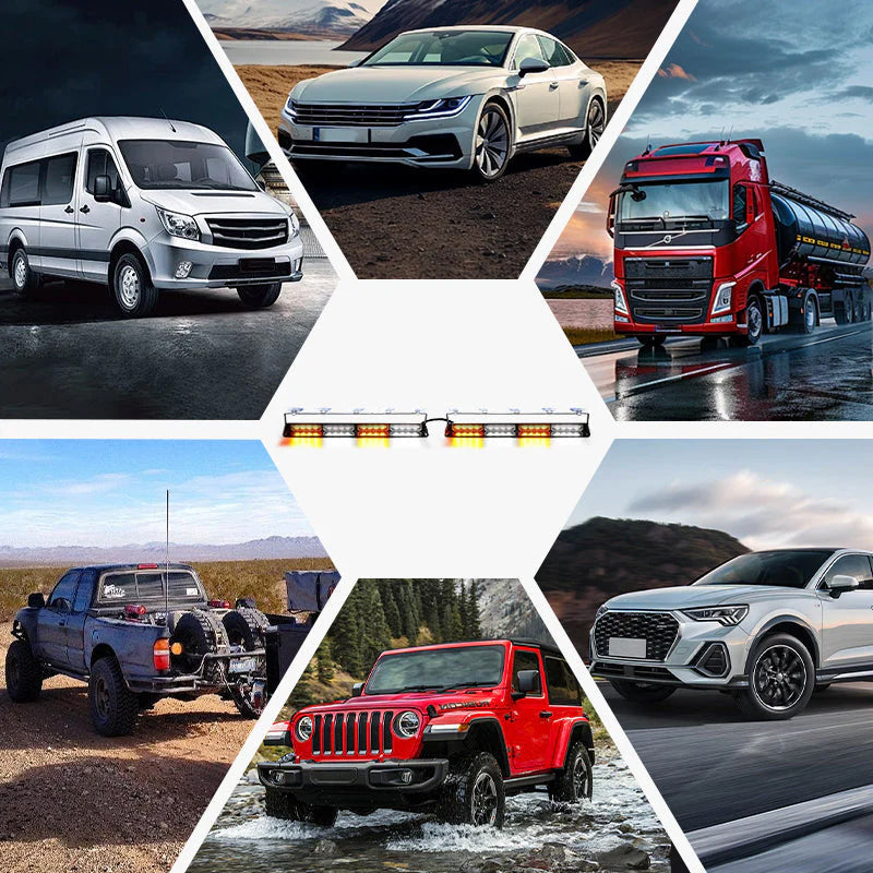 Sakerplus Emergency Strobe Windshield Lights