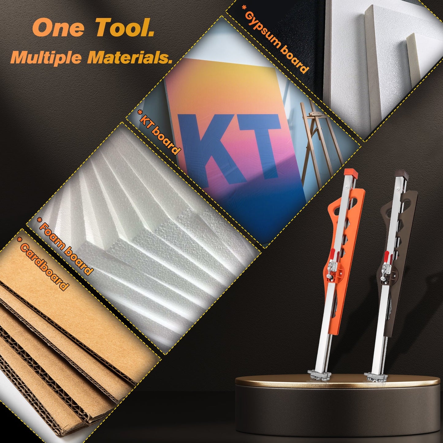 Sakerplus Foldable Drywall Cutting Tool