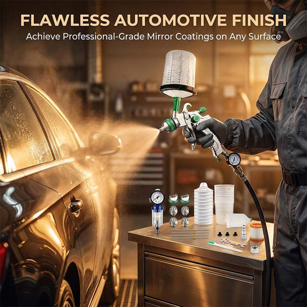 Sakerplus® HVLP Air Spray Gun Kit