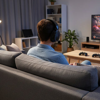 Sakerplus® Wireless Gaming Headset RGB Noise Canceling