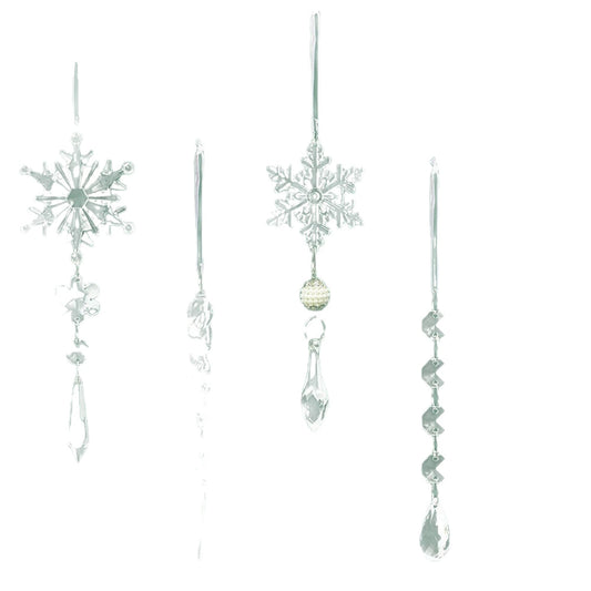 Sakerplus® Acrylic Crystal Christmas Ornaments