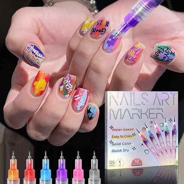 Sakerplus® Nail Doodle Pen for DIY Nail Art