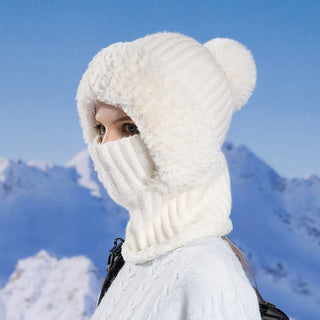 Sakerplus® Full Face Knit Hood Hat