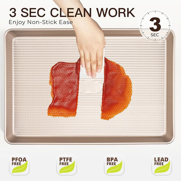 Sakerplus® Nonstick Baking Sheet Pan Set