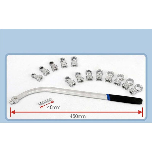 Sakerplus® 15Pcs Universal Belt Tensioner Pulley Tool Kit