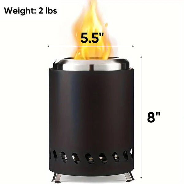 Sakerplus® Portable Smokeless Tabletop Firepit