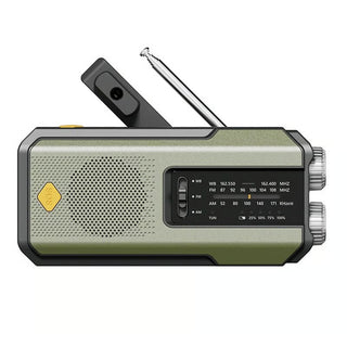 Sakerplus® Solar Hand Crank Emergency Weather Radio