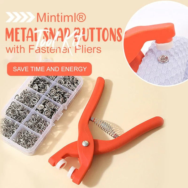 Sakerplus® Metal Snap Fastener Tool Set
