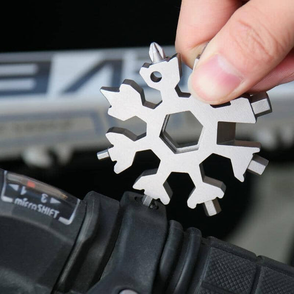 Sakerplus® 18-in-1 Stainless Steel Snowflakes Multi-tool