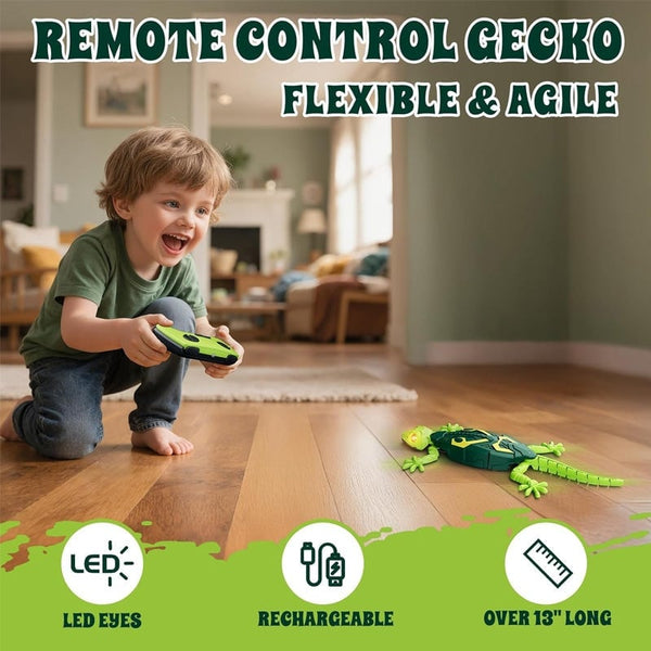 Sakerplus® Electric Lizard Toy with LED Glowing Eyes