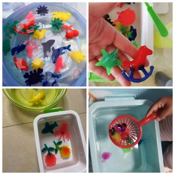 Sakerplus Magic Water ELF, Children Handmade Aqua Gel Sensory Toy Set