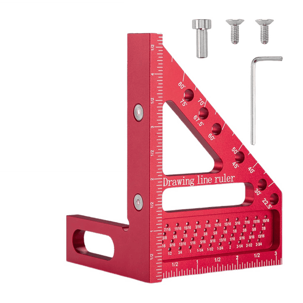 Sakerplus® Woodworking Scriber Marking Line Ruler