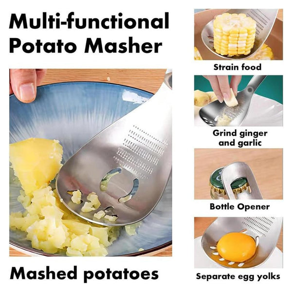 Sakerplus® Multifunction Stainless Steel Cooking Grater Spoon