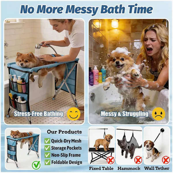 Sakerplus® Foldable Pet Grooming Table