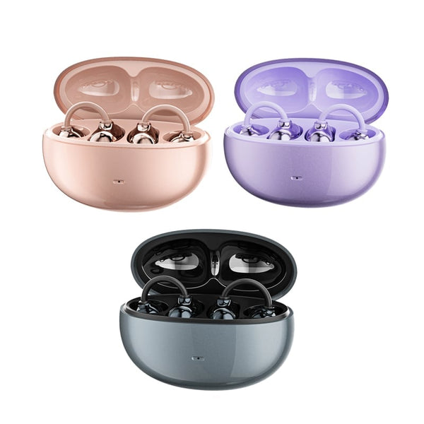 Sakerplus® SK50 Open-Ear Clip-On Wireless Bluetooth 6.0 Earphones