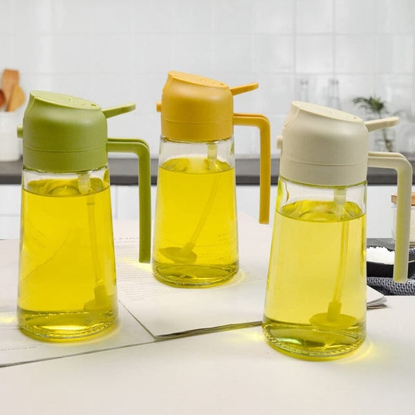 Sakerplus® 2-in-1 Glass Oil Sprayer and Dispenser