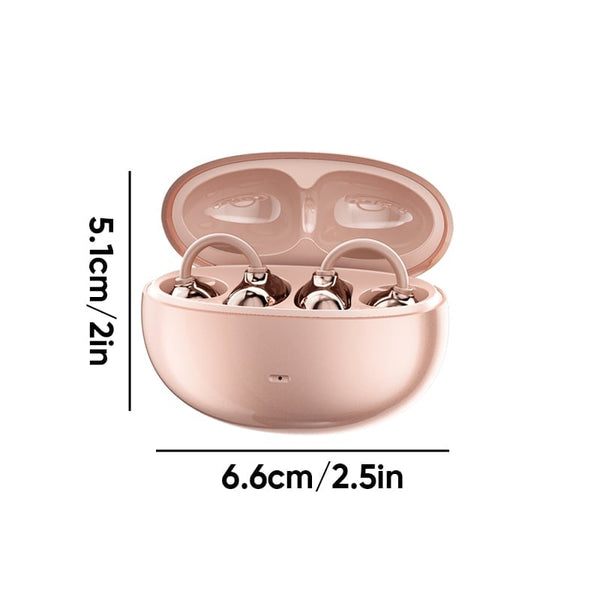 Sakerplus® SK50 Open-Ear Clip-On Wireless Bluetooth 6.0 Earphones