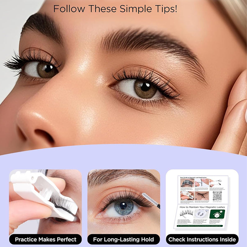 Sakerplus® Portable Magnetic Eyelashes with Applicator