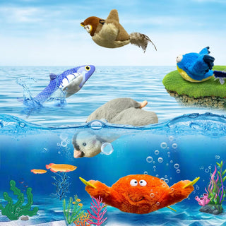 Sakerplus® Flapping Chirping Interactive Cat Bird Toy