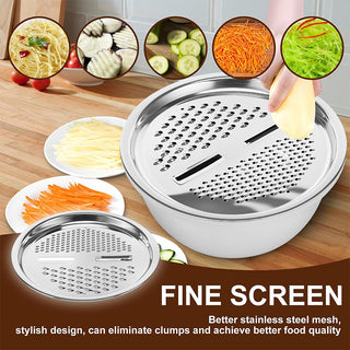 Sakerplus® Multifunctional Stainless Steel Basin With Grater
