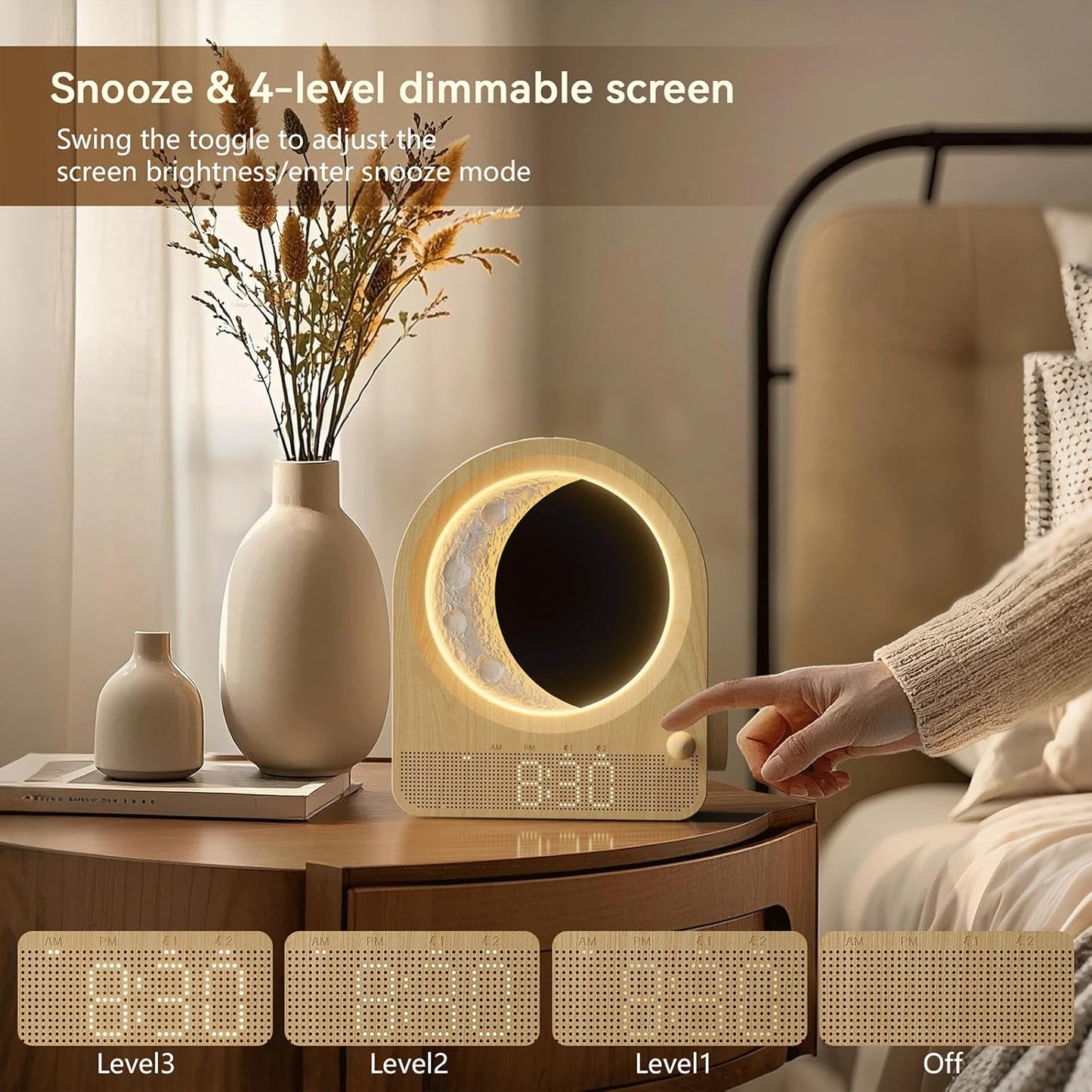 Sakerplus Sunrise Alarm Clock With White Noise