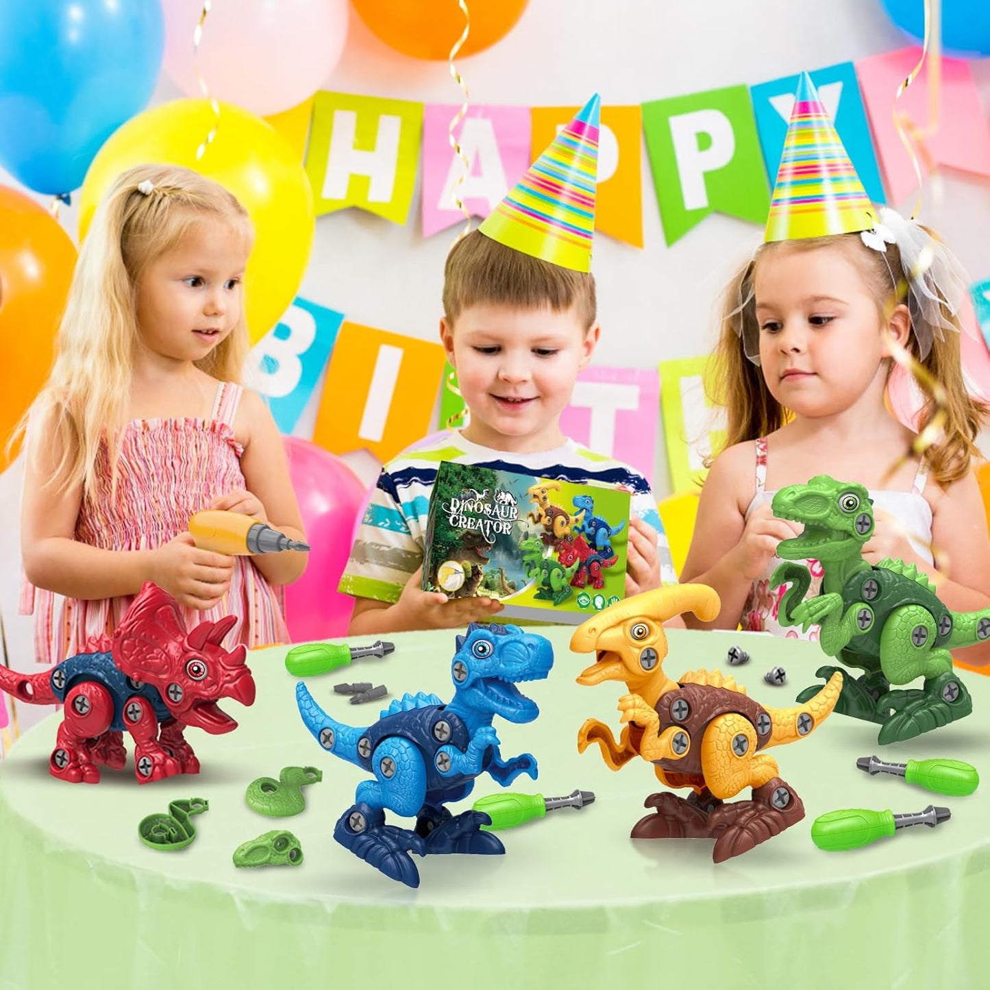 Sakerplus® Dinosaur Toys For Kids 4 Pack
