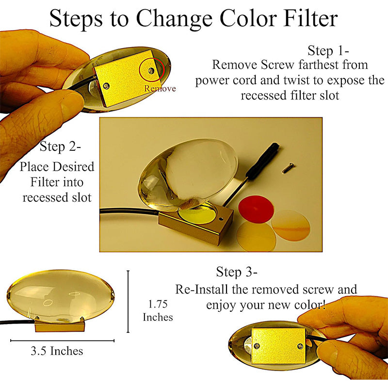 Sakerplus Crystal Aura Projector Lamp