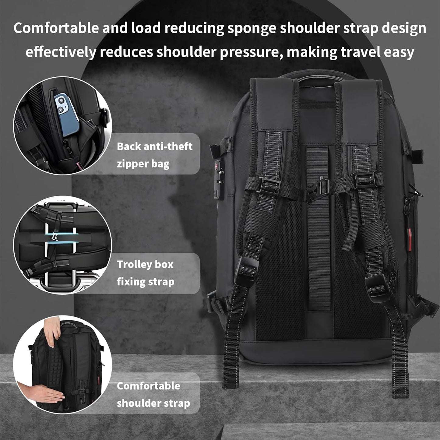 Saker Air Vacuum Backpack with pump