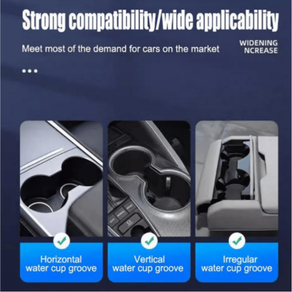 Sakerplus® Universal 360° Swivel Car Cup Holder Tray