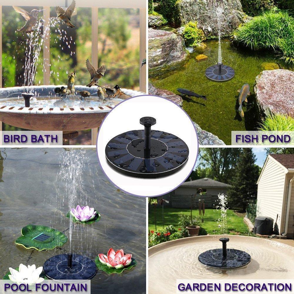 SAKER® Solar Powered Water Fountain