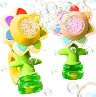 Sakerplus® Seven Color Flower Bubble Machine