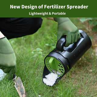 Sakerplus® Hand Held Seed And Salt Spreader