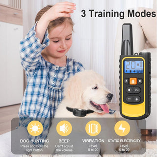Sakerplus® Waterproof Dog Training Collar with Remote