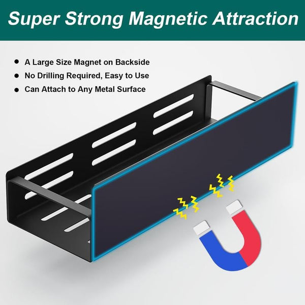 Sakerplus® Moveable Magnetic Refrigerator Storage Rack