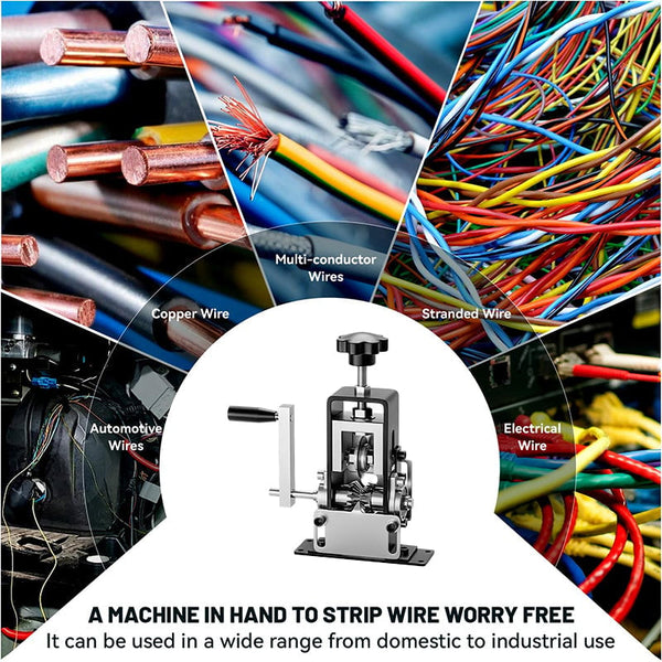Sakerplus® Iron Frame Wire Stripping Machine