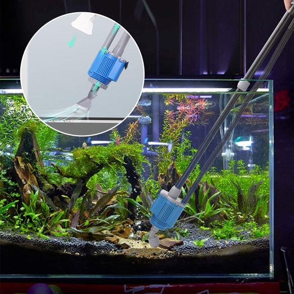 Sakerplus® Electric Aquarium Gravel Cleaner with Filter