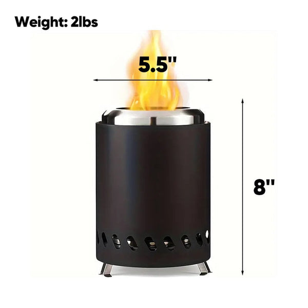 Sakerplus® Portable Smokeless Tabletop Firepit