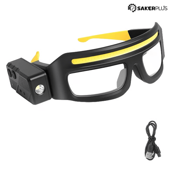 Sakerplus® Rechargeable Motion Sensor Headlight Glasses