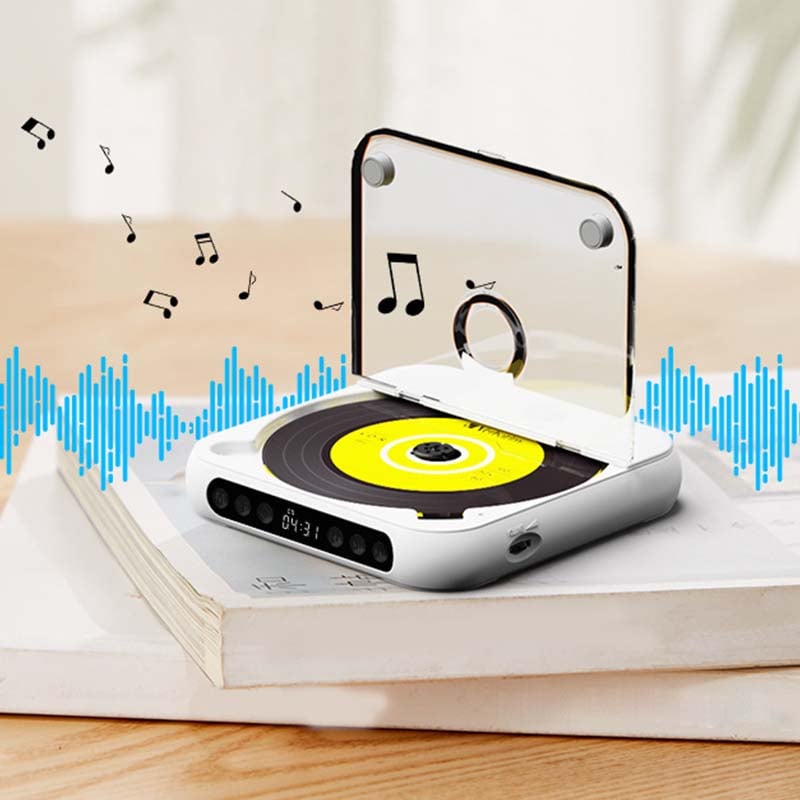 Sakerplus Portable Bluetooth-compatible CD Player