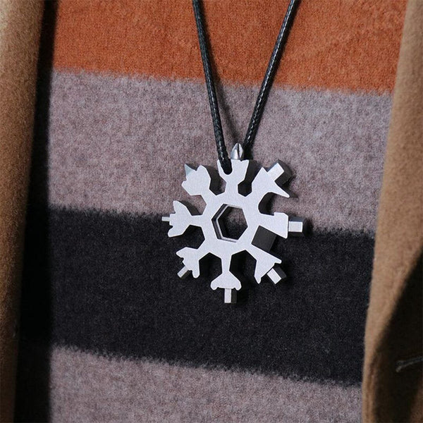 Sakerplus® 18-in-1 Stainless Steel Snowflakes Multi-tool