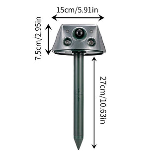 Sakerplus® Ultrasonic Garden Animal Repeller Device