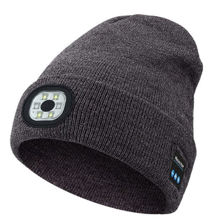 Sakerplus® Bluetooth Beanie with LED Light & Removable Speakers