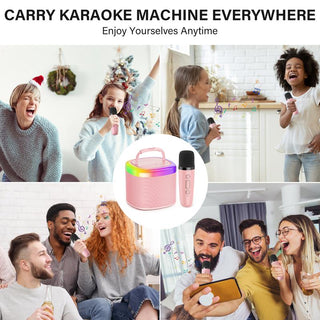 Sakerplus® Mini Portable Karaoke Speaker Set