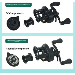 Sakerplus® Dark God DC Baitcasting Fishing Reel