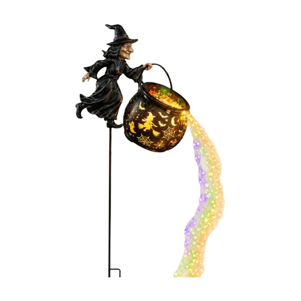 Sakerplus® Halloween Witch Cauldron Garden Light