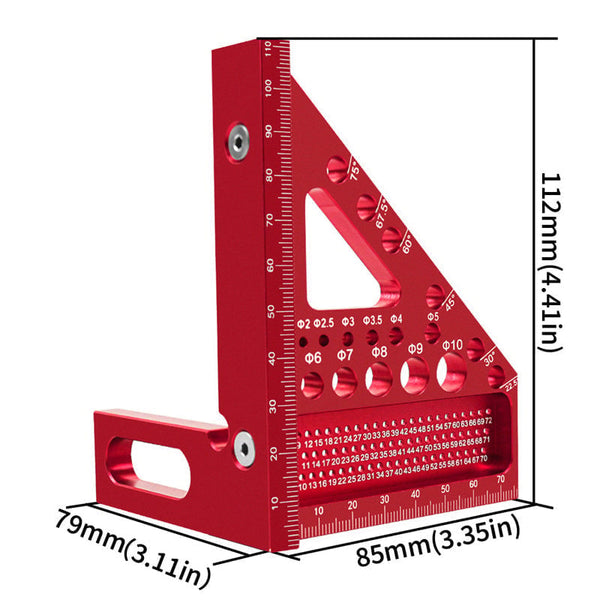 Sakerplus® 3D Multi-Purpose Carpenter's Triangle Square