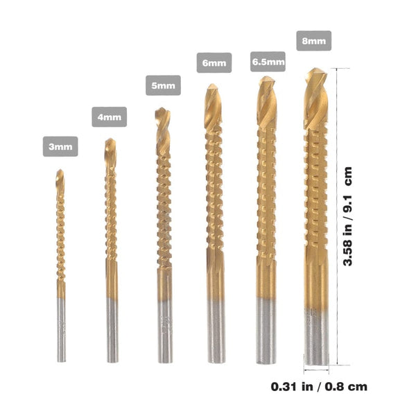 Sakerplus® Multi Material Spiral Drill Bit Set