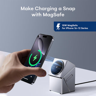 Sakerplus 3 in 1 Charging Station for Apple