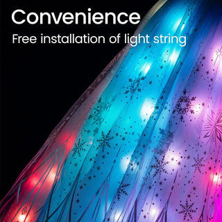 Saker Light Up Ice Queen Costume For Girl