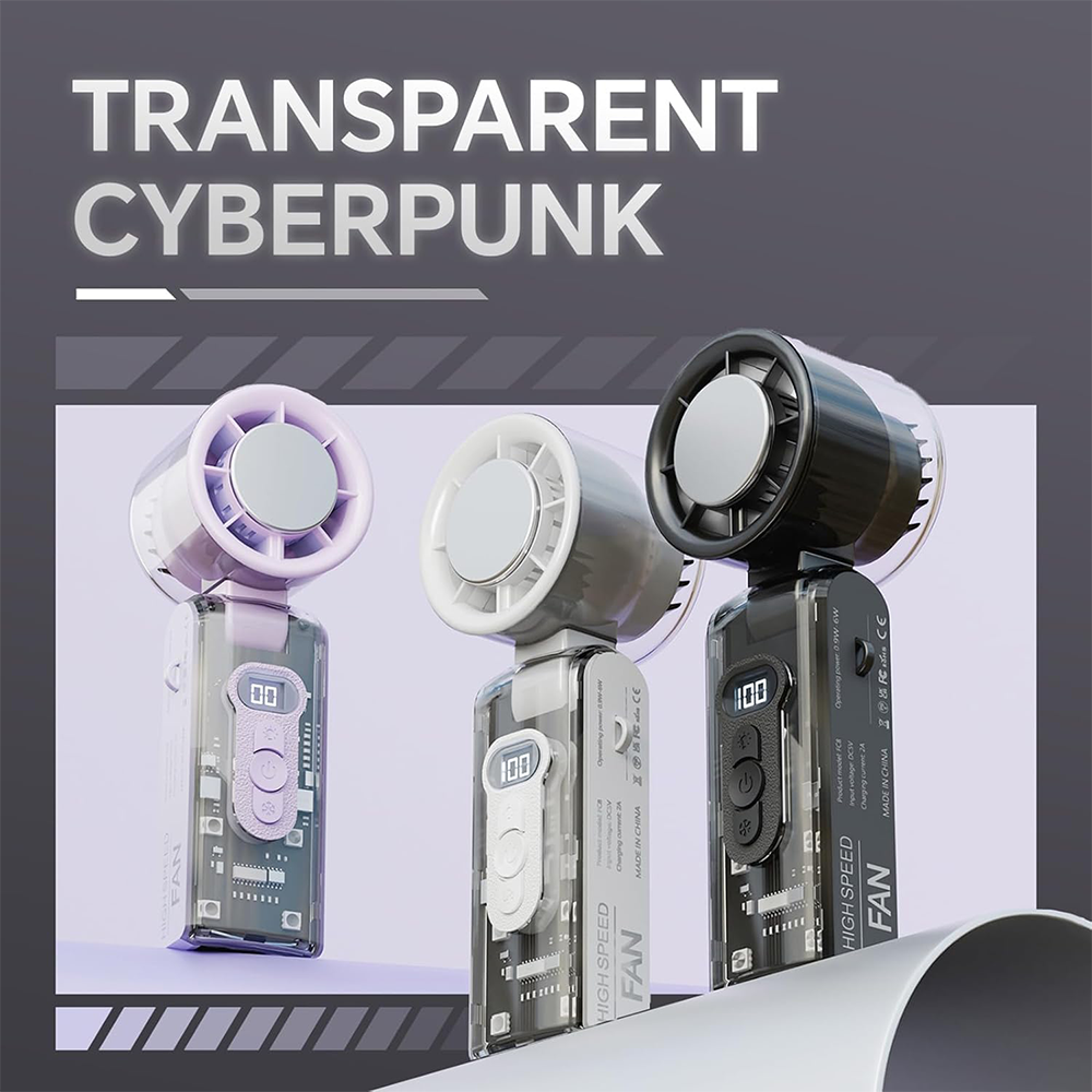 Sakerplus Turbo Handheld Foldable Mini Fan